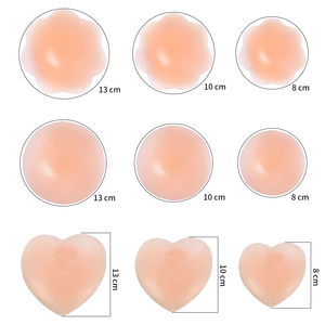 Cache-tétons en silicone réutilisable de qualité médicale pour femmes Cache-tétons en silicone fin et sans couture Vente en gros en usine - Product Image 3