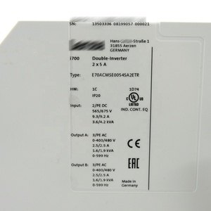 Unidad de frecuencia <span class=keywords><strong>variable</strong></span> Lenze 0.55kW nueva marca Original doble inversor E70ACMSE0054SA2ETR Unidad de frecuencia - Product Image 3