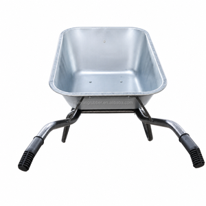 Brouette professionnelle WB900T pour ferme et jardin, avec plateau en acier galvanisé antirouille, chariot utilitaire de qualité industrielle pour la construction - Product Image 2