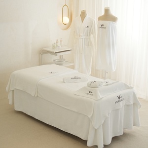 Chất Lượng Cao Siêu Thấm Beauty Salon Massage Khăn Giường Đặt Nhanh Chóng Khô Sợi Nhỏ 7Pcs Spa Thẩm Mỹ Khăn Mặt - Product Image 5