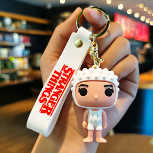 <span class=keywords><strong>Portachiavi</strong></span> Lilangda Creativo e Divertente 3D del Personaggio del Film Thriller Americano Stranger Things, in Silicone, Idea Regalo Decorativa per Bambini - Product Image 6