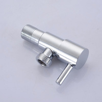 Válvula Angular de Acero Inoxidable a Precio Económico, Control de Agua, Grifo de Baño, Válvula Angular de Baño G1/2