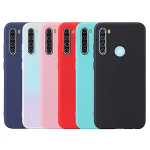 Candy Shockproof Protective Slim Fit Solid Color Soft Flexible TPU Gel Case Cover for Xiaomi Redmi Note 8