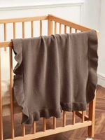 Fotografie-Requisiten Gestrickte Baby-Baumwolldecke Kinderwagen-Abdeckung Kinderbettdecke