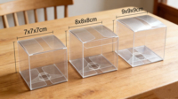 Boîte cosmétique en plastique moulée en PVC PP de qualité alimentaire, transparente, écologique, avec design personnalisé OEM, emballage pour Beauty Blender