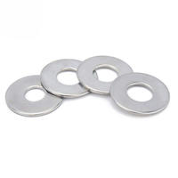 Stainless Steel 304 Plain M8 Flat Washers, DIN 125 for Marine Hardware & Humid Use