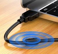 Kabel USB Tipe 2.0 USB-A ke USB-B (untuk Streaming Audio, DAC dan Printer) Hitam/Merah 2.0 m