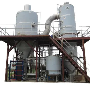 Évaporateur industriel de mvr de vide d'effet multiple pour le coût de système de technologie de traitement des effluents d'eaux usées