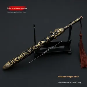 Set de Espadas de Juguete de Metal de 22 cm de Yang Lin, el Rey de los Dragones de la Prisión, de la Película <span class=keywords><strong>Sui</strong></span> Tang Heroes, Adorno Artesanal Unisex - Product Image 6