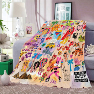 Manta de Franela Sublimada <span class=keywords><strong>Karol</strong></span> <span class=keywords><strong>G</strong></span> Mañana Será Bonito 2024, Gran Venta - Product Image 1