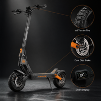 KuKirin G2 800W 15Ah Scooter Eléctrico, E-Scooter, Moto de Cross, Patinete Eléctrico para Adultos, Todoterreno, Plegable, 50km de Autonomía, Nuevo