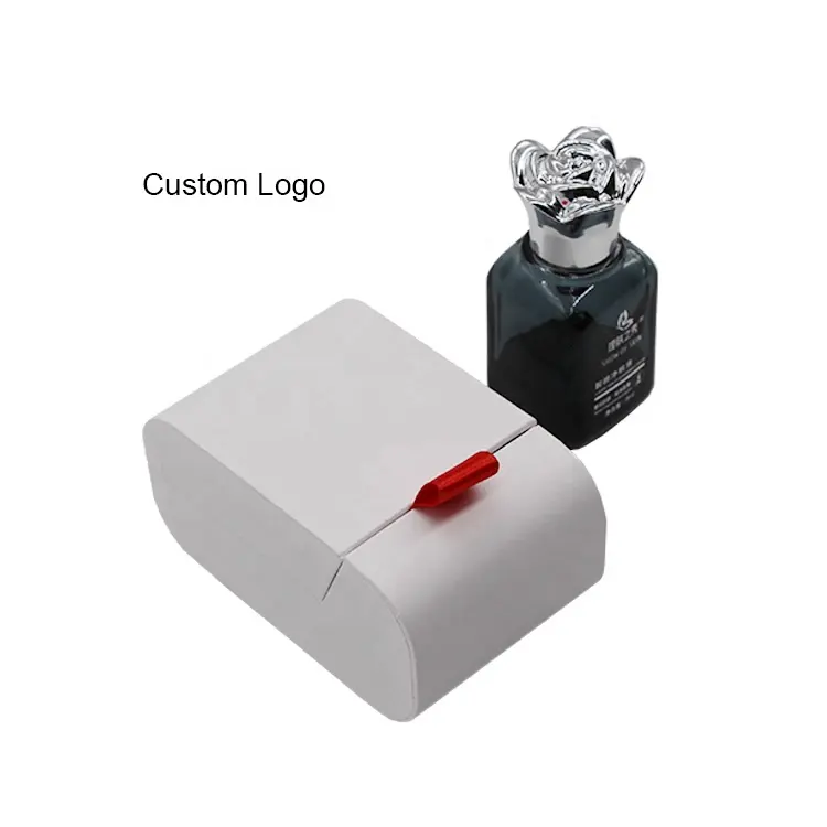 Özel Logo Boite De Parfum lüks cilt bakımı elips sert dokulu hediye kutusu parfüm şişe ambalajlama kağit kutu