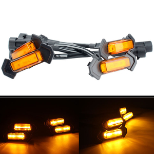 Moxi 4 Kit de coche parachoques delantero Hood rejilla Led luces GrilleGrille lámparas rejilla frontal luces para Tacoma 2016-2020 parachoques - Product Image 1