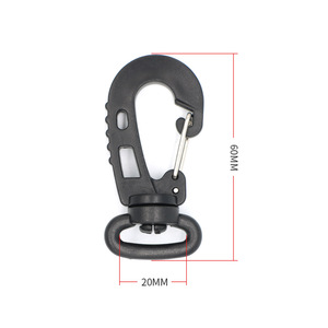 <b>Plastic</b> Rotating <b>Hook</b> B066 20Mm For Bag Backpack Webbing Hanging Accessory - Product Image 3
