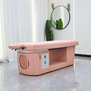 Lit de lavage multifonctionnel pour salon de coiffure, lit de spa pour thérapie capillaire, lit de shampoing moderne de luxe réglable et <span class=keywords><strong>inclinable</strong></span> avec bassin pour les pieds - Product Image 2