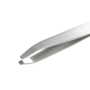 Best Seller Handmade Eco-Friendly Lightweight Eyebrow Tweezers Slanted Tip Stainless Steel Beauty Makeup Instruments Hair - Product Image 6
