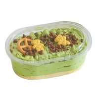 Boîte d'emballage rectangulaire jetable en PET de 300 ml et 500 ml pour pâtisseries, biscuits, desserts, snacks, tiramisu, gâteaux, confiseries, boîte alimentaire transparente