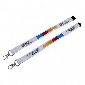 High Quality RPET <b>Polyester</b> Id Card Holder <b>Lanyards</b> with Silk Screen Printing - Product Image 4