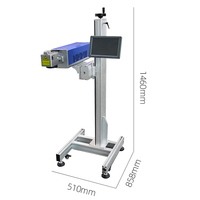 Nueva Máquina de Marcado Láser de Fibra Volante en Línea, CNC, Refrigerada por Aire, Línea de Producción Automática de Alta Velocidad para Metal, Plástico, Tuberías de PVC y PPR