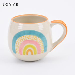 Joyye-tazas de cerámica esmaltadas, <span class=keywords><strong>Taza</strong></span> de cerámica brillante hecha a mano, 400Cc - Product Image 3