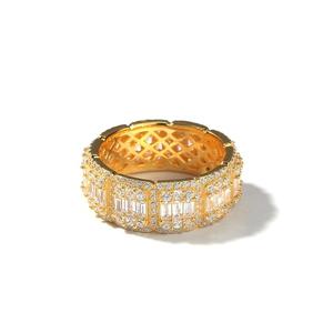 <span class=keywords><strong>Anello</strong></span> Hip Hop con Diamanti Placcato Oro e <span class=keywords><strong>Argento</strong></span> per Uomo e Donna, Ultimo Design, <span class=keywords><strong>Anello</strong></span> Personalizzato <span class=keywords><strong>Infinito</strong></span> Amore - Product Image 4