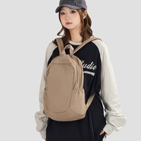 Sac à dos imperméable en nylon, léger, pour l'école, le collège, et les ordinateurs portables, pour femmes