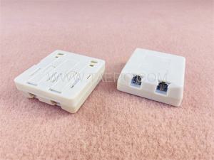 Boîte de jonction de connexion de fil téléphonique de Rosette RJ11 CAT3 2P2C sec ou gelée remplie 1 port 2 port échantillon prix d'usine gratuit - Product Image 3