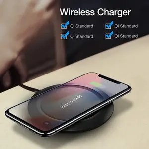 2024 nouvelle charge rapide 15W Portable QI chargeur sans fil téléphone portable chargeur chargeur de batterie pour iPhone pour Android