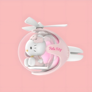 Ambientador Minions Hello Kitty Teddy Bear Pilot <span class=keywords><strong>con</strong></span> Clip de ventilación de fragancia de plástico sólido para decoración de Perfume de coche de lujo de dibujos animados - Product Image 4