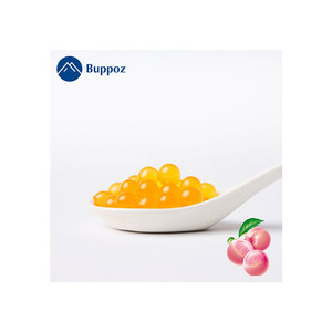 Instant Fruit Flavorred Peach Popping <b>Boba</b> Taiwan Popping <b>Boba</b> With 12 Months Shelf Life - Product Image 2