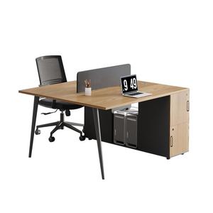 Hot Sale Office Workstation Wooden Cheap Price Multiple Staff Table Coworking Space With Partrition for 2 <strong>4</strong> 6 Persons - Product Image 1