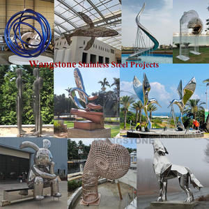 توني كراغ مرآة مصقولة الفولاذ المقاوم للصدأ المعادن فن النحت عالية الجودة الحرف اليدوية المعدنية - Product Image 6