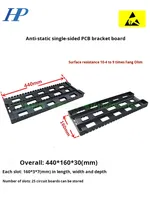 ESD Chiffre d'affaires Plastique Clamp Board Plateau de fixation Anti-Statique SMT Circuit Board Bracket avec Estampage Manipulation