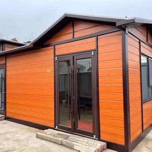 บ้านสวนหลังคาทรงสามเหลี่ยมทันสมัยพร้อมหลังคาเหล็กเคลือบสี ติดตั้งง่าย ศาลาพักผ่อนกลางแจ้ง - Product Image 2