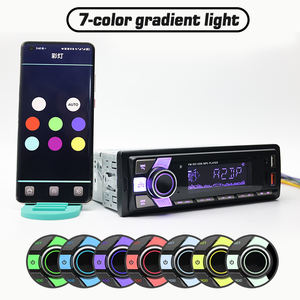 <span class=keywords><strong>Autoradio</strong></span> simple DIN en vente chaude, conception OEM privée, 12V/24V, deux USB avec BT FM Aux pour lecteur MP3 de voiture - Product Image 4