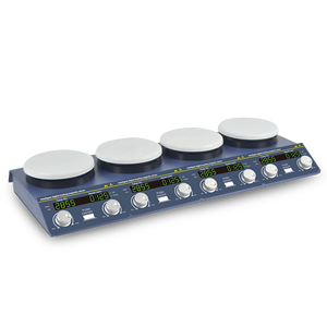 CHINCAN TP-4 4 têtes 4 positions 2L * 4 capacité 200~1200 tr/min plaque de travail émaillée écran LCD certification ISO chauffage magnétique - Product Image 1