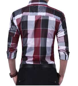 החדש אופנתי רזה סגנון מתאים רזה שרוול ארוך שמלה עסקית שרוול גדול לגבר - Product Image 6