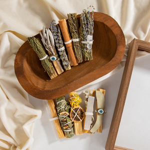 Coffret Cadeau de Bâtons d'<span class=keywords><strong>Encens</strong></span> et de Smudge en Cèdre Naturel, Romarin, Orange, <span class=keywords><strong>Sauge</strong></span> <span class=keywords><strong>Blanche</strong></span>, Lavande, Palo Santo - Product Image 6