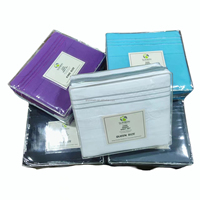 Parure de draps King Size en microfibre écologique 1800 fils, broderie 3 lignes, draps-housses unis doux pour hôtels