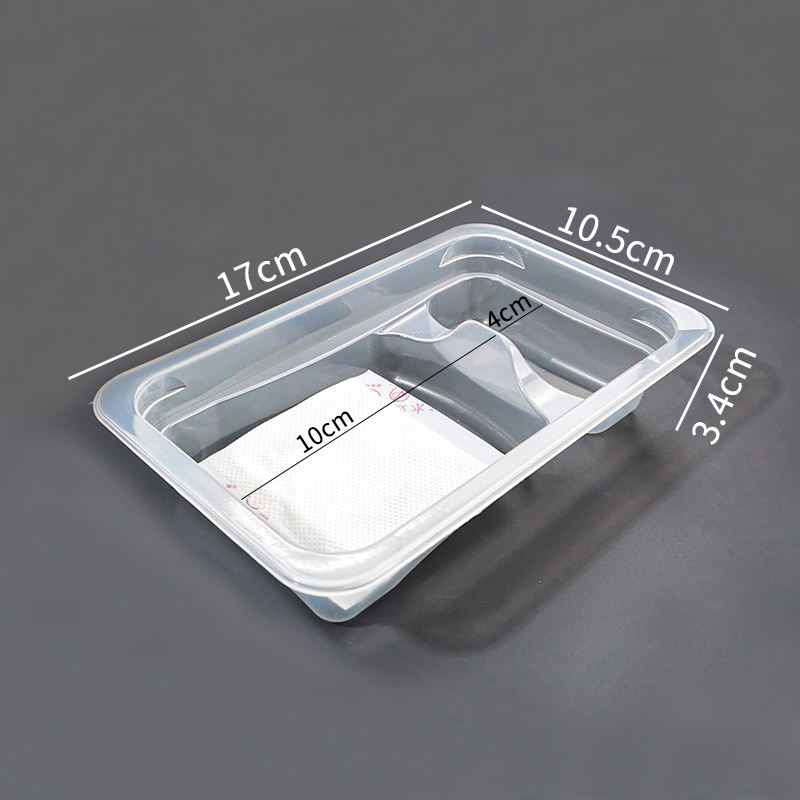 ถาด + แผ่นดูดซับ