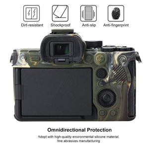 Étui de protection en silicone souple pour <span class=keywords><strong>Sony</strong></span> <span class=keywords><strong>A7</strong></span> IV (Camouflage) - Product Image 3
