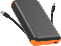 Batterie externe portable 10 000 mAh, station de charge pour la maison et la famille, approuvée par les compagnies aériennes, batterie compacte et fine pour les voyages, 1 chargeur de téléphone
