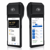 Terminal de point de vente Android 14 5,5 pouces 3 Go 32 Go Bluetooth NFC 8 cœurs avec SDK gratuit pour la commande de repas