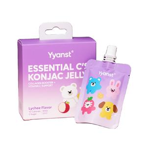 OEM/ODM Gelatina Vegana Blanqueadora de Piel con Colágeno, Vitamina C y Konjac, Refuerzo Inmunológico, Alimento Saludable para Adultos, Grado Alimenticio, Sobres de 100ml/150ml - Product Image 1