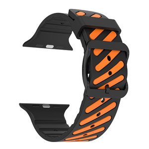Correa de Reloj de Silicona Transpirable de Dos Tonos Win-Win, Correa Deportiva Hueca con Diseño Twill para <span class=keywords><strong>Apple</strong></span> <span class=keywords><strong>Watch</strong></span> Series 11 10 9 8 7 Ultra <span class=keywords><strong>3</strong></span> - Product Image 5