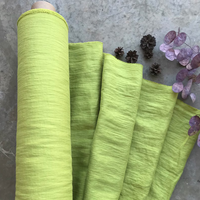 100% Ramie Gewebter Stoff 74GSM 136 Zoll Leichtes Atmungsaktives Gefärbtes Material für Sommerkleider Hemden Mädchenröcke Sofadekoration
