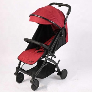 Poussette pliante légère et simple pour bébé, les enfants peuvent s'asseoir et s'allonger, chariot trois-en-un, poussette parapluie de poche de voyage - Product Image 3