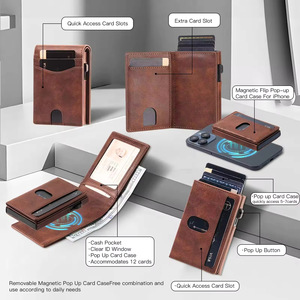 Leather <b>RFID</b> <b>Wallet</b> 5 Inch Magnetic Detachable <b>For</b> <b>Men</b> Everyday Use - Product Image 2