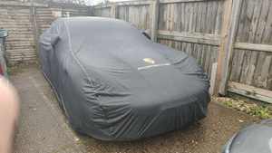 غطاء سيارة من القطيفة المطاطية مع حماية من الأشعة فوق البنفسجية بنسبة 90٪ مضاد للخدوش غير مقاوم للماء لحماية الطلاء - Product Image 3