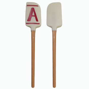 Spatola da Cucina Personalizzata in <span class=keywords><strong>Silicone</strong></span> Resistente al Calore con Manico in Legno, Raschietto <span class=keywords><strong>per</strong></span> <span class=keywords><strong>Pasticceria</strong></span> Stampato su Misura - Product Image 4
